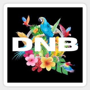 DNB - Tropical Bass Birds Sticker